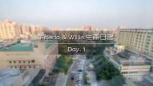Frieda & Willis 生產日記 Day.1
